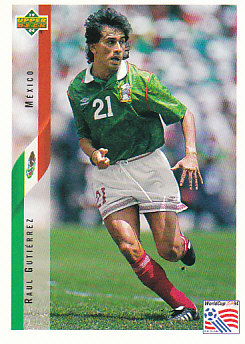 Raul Gutierrez Mexico Upper Deck World Cup 1994 Eng/Ita #33